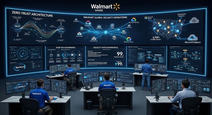 Four big enterprise lessons from Walmart’s AI security: agentic risks, identity reboot, velocity with governance and AI vs. AI defense